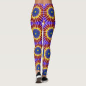 Rainbow Tie Dye Kaleidoscope Leggings (Dos)