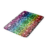 Rainbow Tie Dye Mandala Star Badmat (Gekanteld)