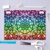 Rainbow Tie Dye Mandala Star Birthday Party Tissuepapier (Craft)