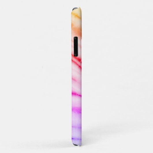 Rainbow Tie Dye Monogram  Case-Mate iPhone Case (Achterkant/rechts)
