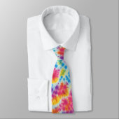 Rainbow Tie Dye Pattern Stropdas (Gebonden)