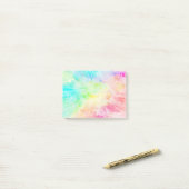 Rainbow Tie Dye Post-it® Notes (Op bureau)
