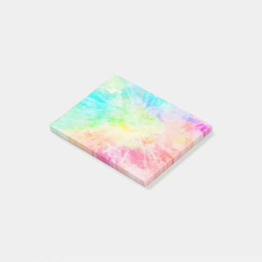 Rainbow Tie Dye Post-it® Notes (Schuin)