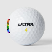 Rainbow Tiger Golfballen (Logo)