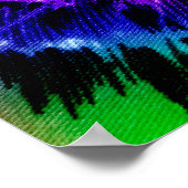 Rainbow Tiger Poster (Hoek)