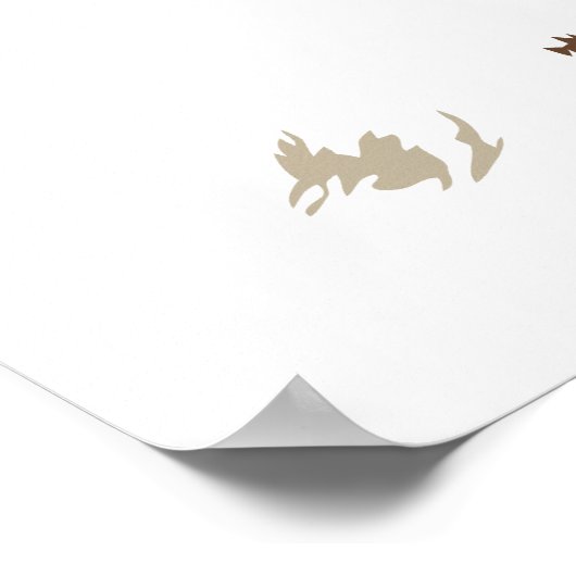 Rainbow Tiger Poster (Hoek)