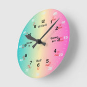 Rainbow Time Learning Ronde Klok (Hoek)