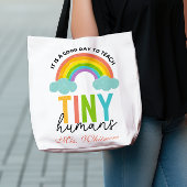 Rainbow Tiny Humans Personalized Crossbody Tas