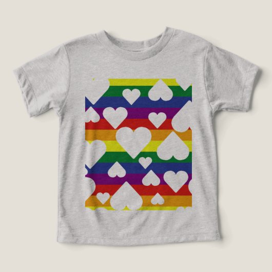 Rainbow Toddler Graphic T-shirt (Design voorkant)