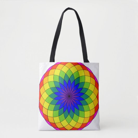 Rainbow Torus Canvas tas (Voorkant)