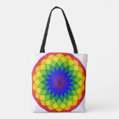 Rainbow Torus Canvas tas (Achterkant)