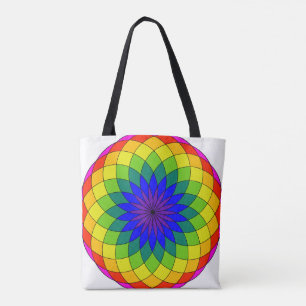 Rainbow Torus Canvas tas