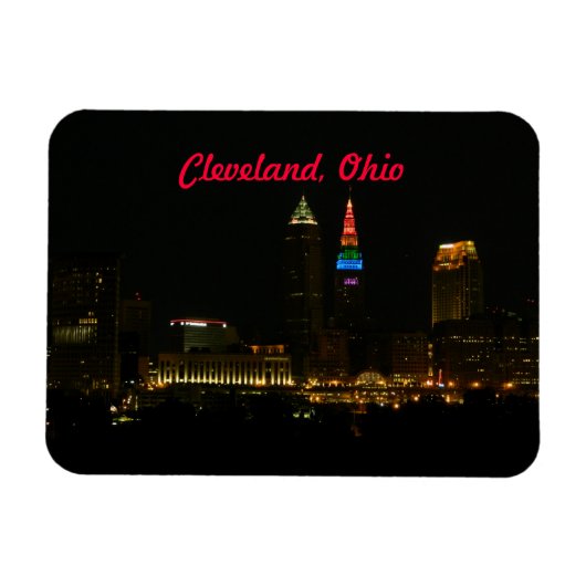 Rainbow Tower, Cleveland Ohio Magnet (Horizontal)