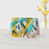 Rainbow Tracks Wenskaart van Janz Kaart (Gele Bloem)