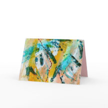 Rainbow Tracks Wenskaart van Janz