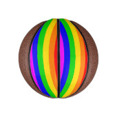 Rainbow Transgender Rainbow Vlag van Gay Basketbal (Verticaal)
