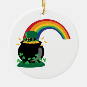 Rainbow Treasure Keramisch Ornament