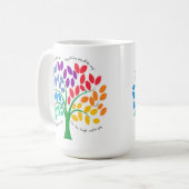 Rainbow Tree Coffee Mok (Voorkant links)