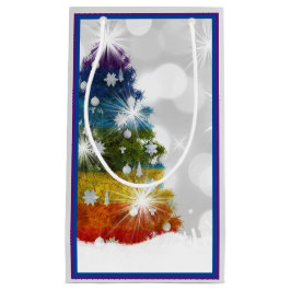 Rainbow Tree Gift Bag Klein Cadeauzakje