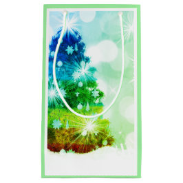 Rainbow Tree Gift Bag Klein Cadeauzakje