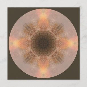 Rainbow Tree Mandala Art Card Kaart