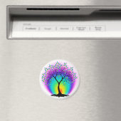 Rainbow Tree of Life Magnet Magneet (Insitu (Vaatwasser))
