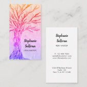 Rainbow Tree Reiki Visitekaartje (Voorkant / Achterkant)