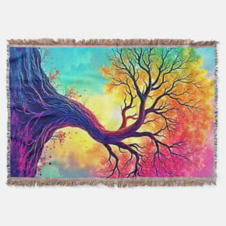 Rainbow Tree: Roots of Infinite Hope Art Deken