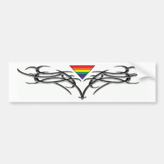 Rainbow Tribal Bumpersticker