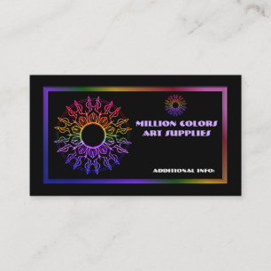 Rainbow Tribal Sun Visitekaartje 3