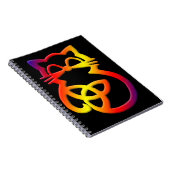 Rainbow Trinity Knot Celtic Carnet de chat (Côté Droit)