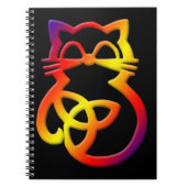Rainbow Trinity Knot Celtic Carnet de chat (Devant)