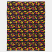 Rainbow Trinity Knot Celtic Cat Fleece Blanket Deken (Voorkant)