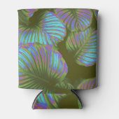 Rainbow Tropical Leaves Blikjeskoeler (Voorkant)