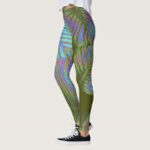 Rainbow Tropical Leaves Leggings (Links)