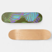 Rainbow Tropical Leaves Skateboard (Horizontaal)