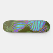 Rainbow Tropical Leaves Skateboard (Horizontaal)