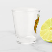 Rainbow Trout 5 van Aspen Leaf Shot Glas (Links)