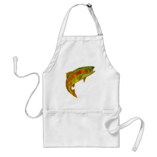 Rainbow Trout 5 van Aspen Leaf Standaard Schort