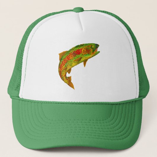 Rainbow Trout 5 van Aspen Leaf Trucker Pet (Voorkant)