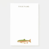 Rainbow Trout Art Fisherman Post-it® Notes (Voorkant)