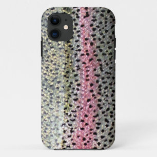 Rainbow Trout by Patternwear© Fly Fishing iPhone 11 Hoesje