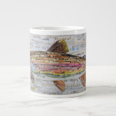Rainbow Trout Collage Coffee Mug par C.E.Blanc (Devant)