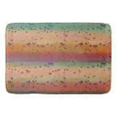 Rainbow Trout Fish Skin Fun Speckled Pattern  Badmat (Voorkant)