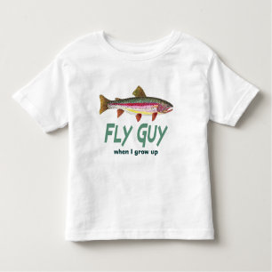 Rainbow Trout Fly FIshing Kinder Shirts