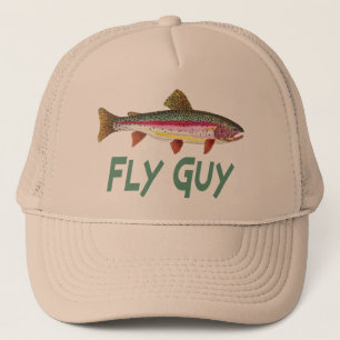 Rainbow Trout Fly FIshing Trucker Pet