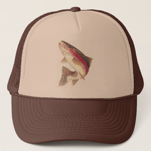 Rainbow Trout Trucker Hat Trucker Pet (Voorkant)