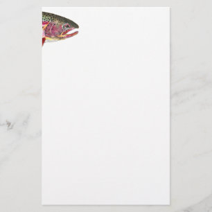 Rainbow Trout Vist Briefpapier