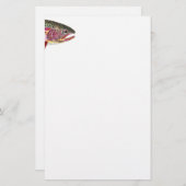 Rainbow Trout Vist Briefpapier (Voorkant / Achterkant)