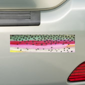 Rainbow Trout Vist Bumpersticker (Op auto)